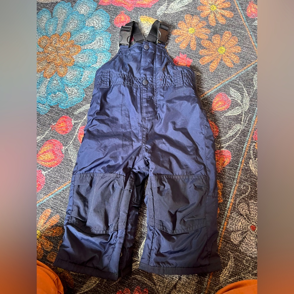 Baby GAP navy warm snow bibs